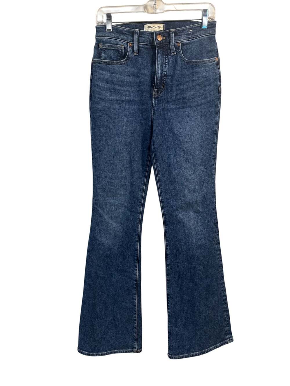 Madewell Skinny Flare Jeans Size 27 Blue Denim
